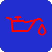 Warnleuchte für den Ölstand – Hinweis auf zu wenig Motoröl im Fahrzeug