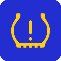 Reifendruck Warnleuchte Warnleuchte für den Reifendruck im Auto – Signal bei zu niedrigem Luftdruck in den Reifen