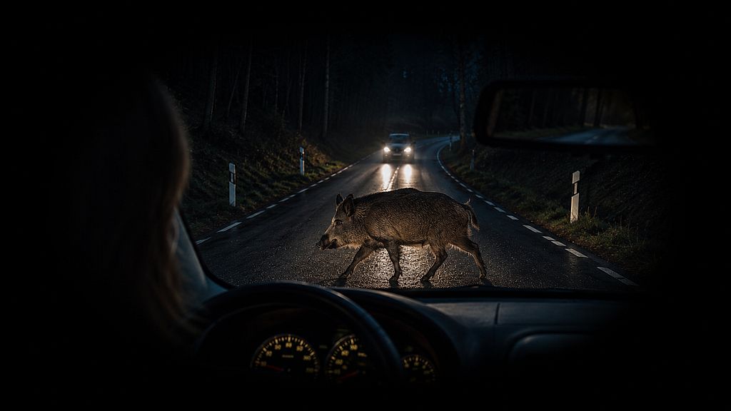 Wildkollision im Straßenverkehr – Zusammenstoß mit Wildtier und richtiges Verhalten danach
