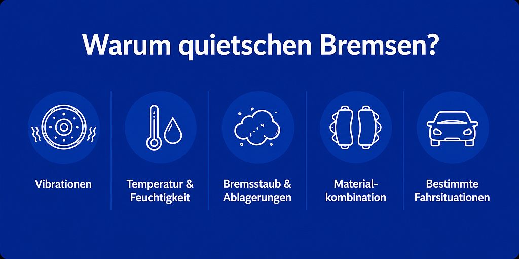 Warum Bremsen quietschen – Ursachen und Faktoren für Bremsgeräusche