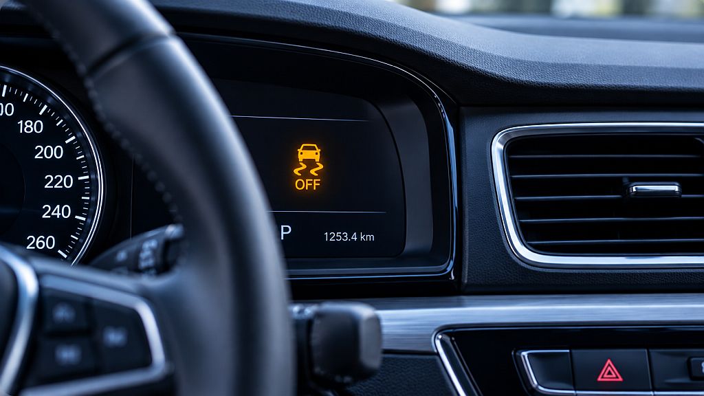 ESP Sensor im Auto Warnleuchte