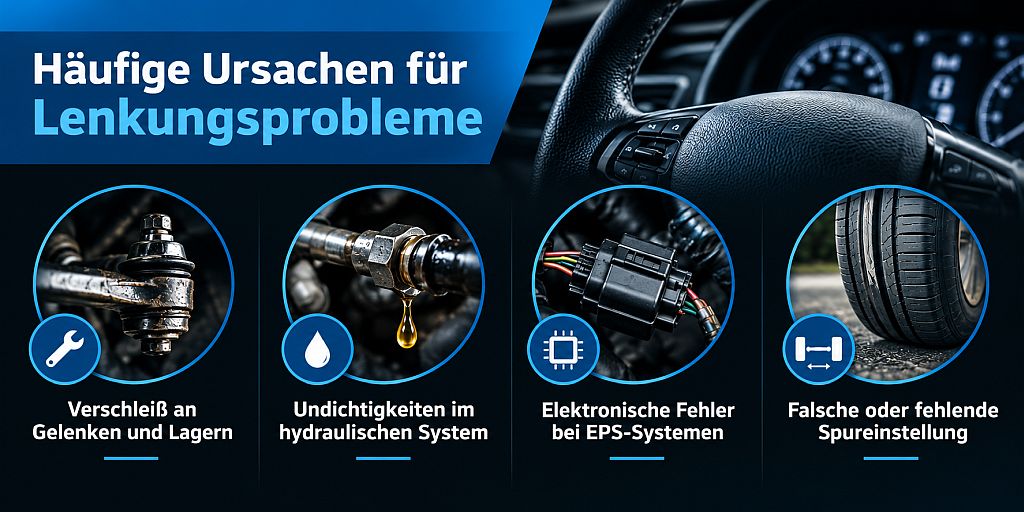 Ursachen für Lenkungsprobleme – häufige Gründe im Überblick