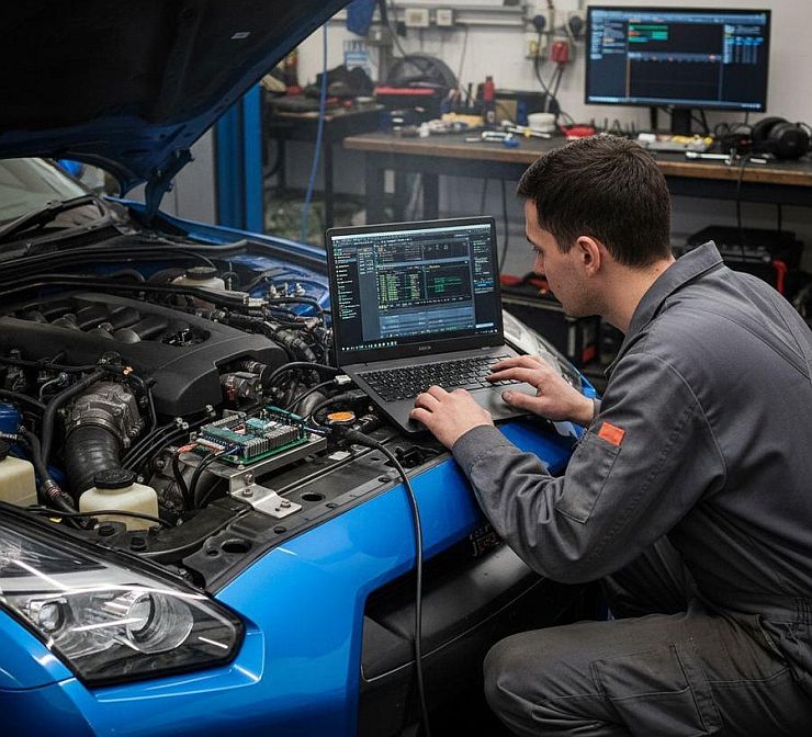 ECU-Tuning und Softwareoptimierung des Motorsteuergeräts ECU-Tuning – Autobielat in Swinemünde